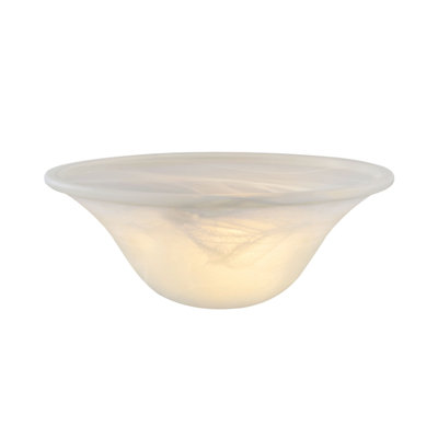 Abat-jour d'intérieur en verre 12,25 "