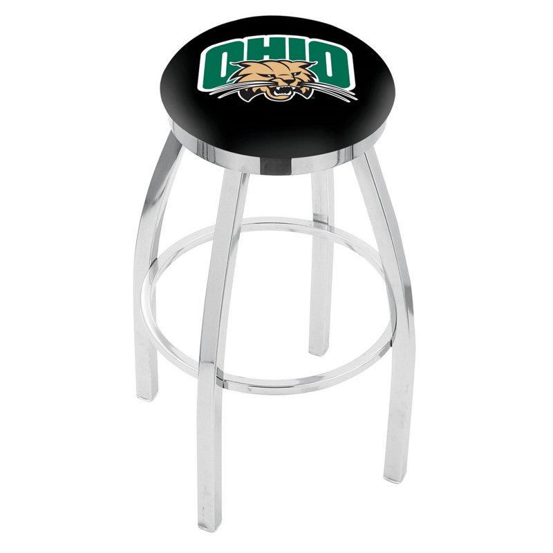 Tabouret de bar et de comptoir pivotant NCAA, Université Ohio, Tabouret de bar (siège d'une hauteur de 30 po)
