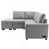 Velours gris velours est en rupture de stock