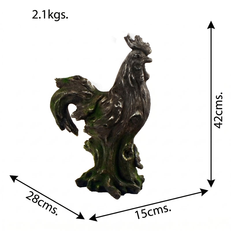 Nailsea COCKEREL 42cm Driftwood Effect