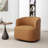 Tybias Faux Leather Swivel Barrel Chair-1067787886