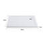 900 x 700 mm Plastic Shower Tray - White-90298664-90296313