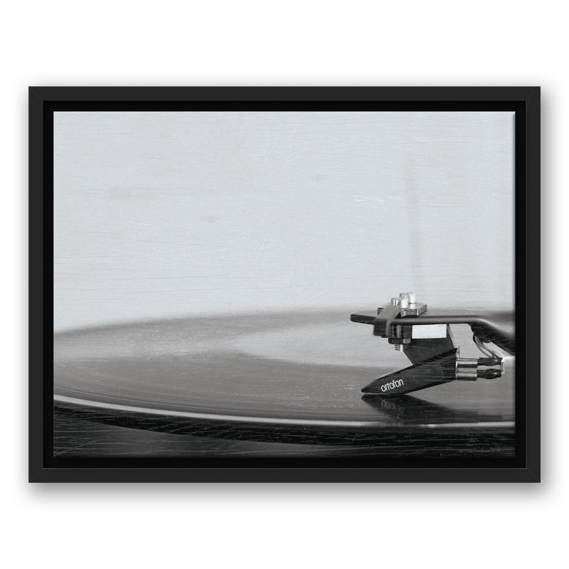 Tourne-disque, reproduction d'art sur toile, L 17,75 po x H 13,75 po