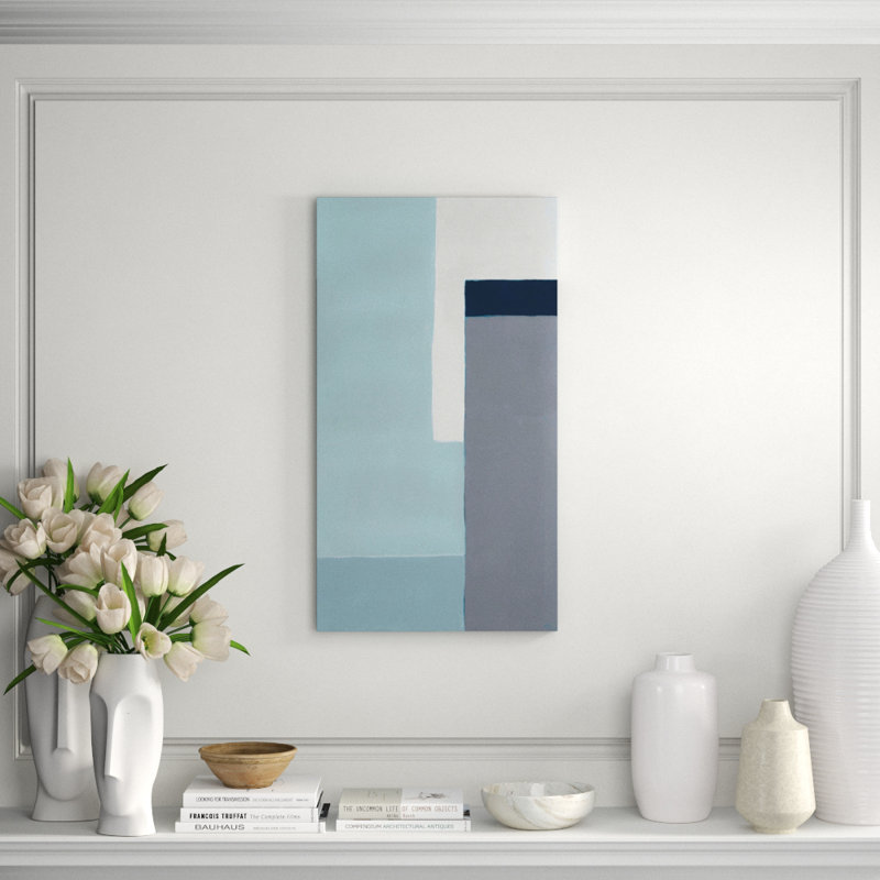 Blue Brut II Print by Bobby Berk, 72" H x 40" W, Image Brush Gel