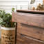 Armoire de rangement en noyer avec tiroirs