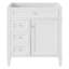 Meuble-lavabo de salle de bain 30 po sans lavabo supérieur, armoire de rangement moderne avec 2 tiroirs et un tiroir basculant-135660434
