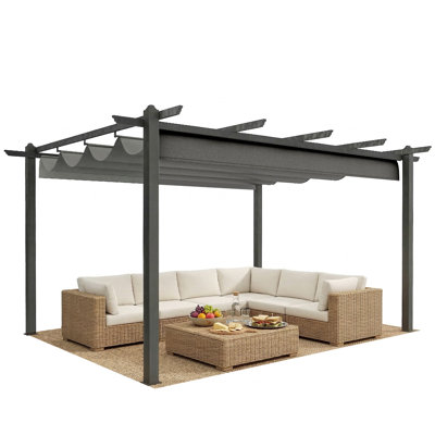 Britiney 4m x 3m Aluminum Pergola