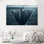Modern Sea Decor: Bermuda Triangle Wall Art, impression sur toile, 1P