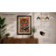 Tiger Face Direct Geometric - Framed Print-689294558-689294556