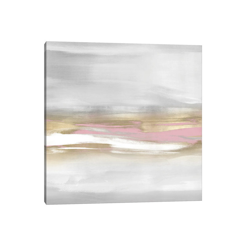 Highlight Pink Blush II by Jake Messina - Wrapped Canvas Painting, 45.72 cm H x 45.72 cm W x 3.175 cm D