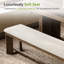 Faux Fur Upholstered Bench