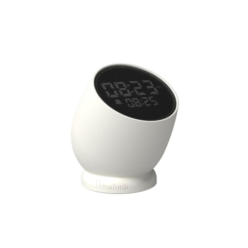 Digital Mechanical Alarm Tabletop Clock, White
