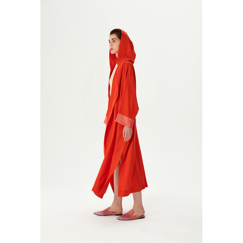 Hoody Kimono Orange
