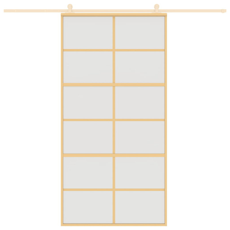 Hilger Metal Sliding Doors, 205cm H x 102.5cm W