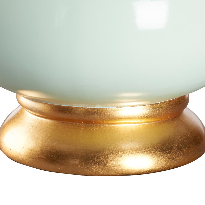 Mimi 27" Table Lamp, Gardenia White Glaze