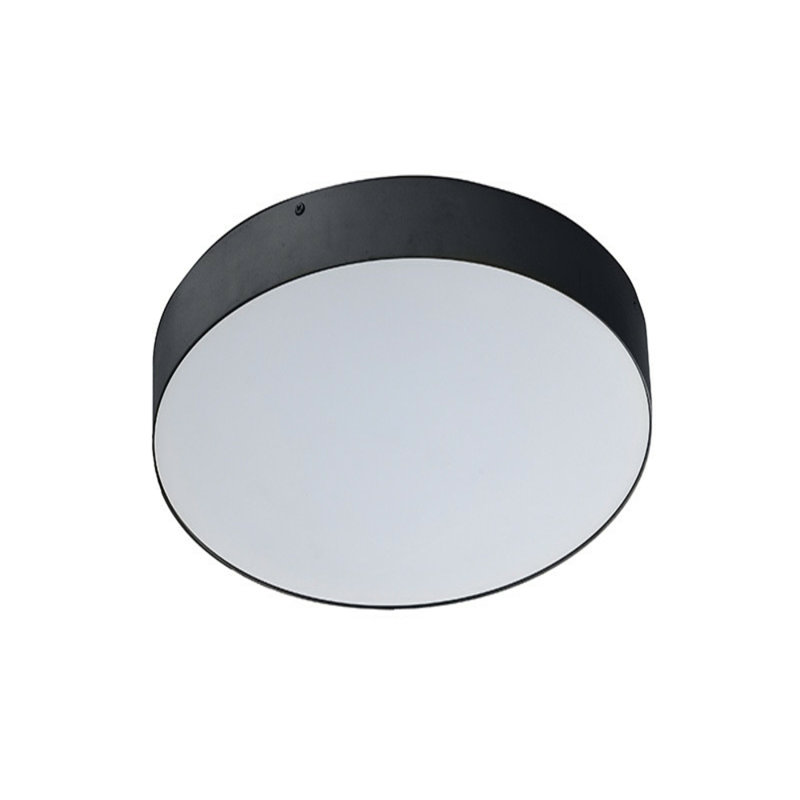 Monza LED Flush Mount, Black, 5.7cm H x 40cm W x 40cm D, 4000K