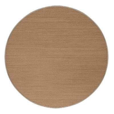 Tapis brun uni lavable à la machine
