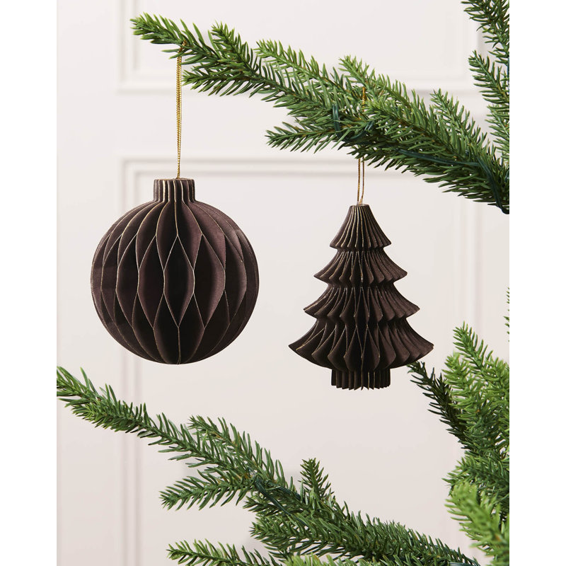 13cm Polystyrene Bauble, Navy