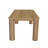 Heckman 94" Oak Dining Table, Brown