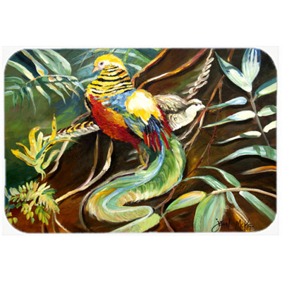 Caroline's Treasures Mandarin Pheasant Glass Cutting Board