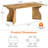 63" W. Solid Wood 6 Person Dining Table
