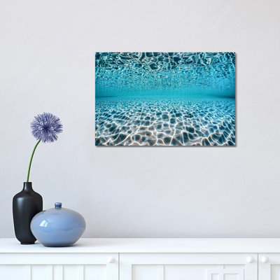 Electric Blue Water Hyams Beach by Jordan Robins - Print on Canvas