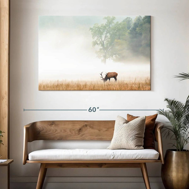 Cataloochee Elk, 32" H x 48" W
