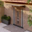 Dakota Fields 90cm D Polycarbonate Cover Retractable Door / Window Awning-1378901108-1378901113