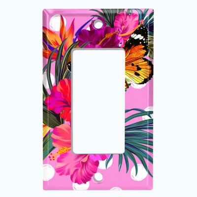 Patterned Rocker Standard Wall Plate