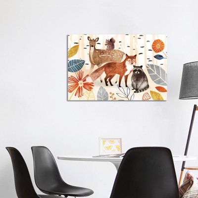 Cozy Autumn Collection A 1 Piece Wrapped Canvas Painting