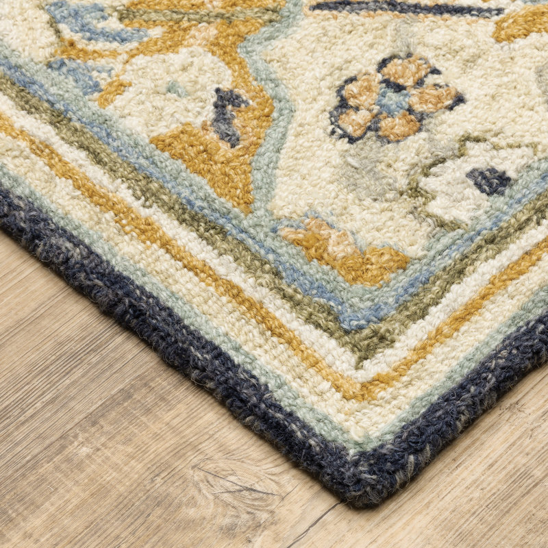 Schuck Performance Wool Oriental Indoor Rug, Rectangle 10' x 13'