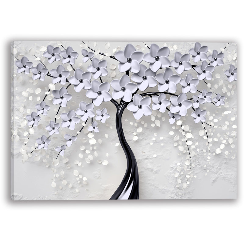 Art mural monochromes sur toile tendue, H 36 po x l 48 po