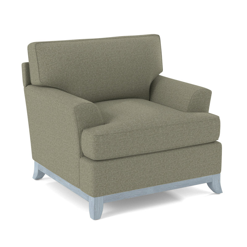 Oaks Way Armchair, Beige Performance Fabric; 0851-73, Sea Glass