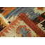 Tapis 100% laine tissé à la main à motif oriental tribal multicolore Southwestern