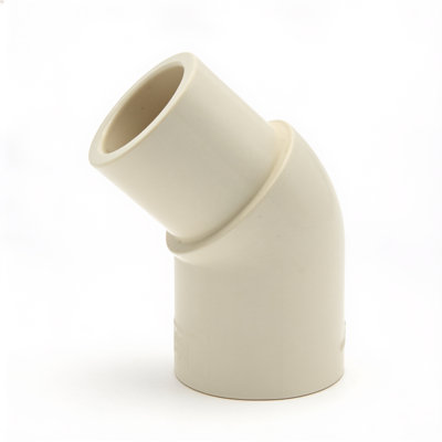 SUPPLYGIANT 10pcs 3/4 Inch CPVC 45 Degree Street Elbow Socket x Spigot Fitting