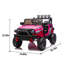 Voiture 24V avec télécommande pour les parents, moteur 400W, suspension à quatre roues, vitesse réglable, USB, MP3, musique, Bluetooth, grand écran, affichage électrique, poignée portative, ceinture de sécurité pour 3 ans et plus