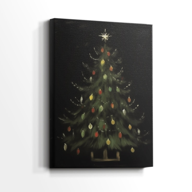 Midwinter of Quiet Promise-Premium Gallery Wrapped Canvas, 18" H x 12" W