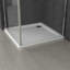  900 x 800mm Corner Shower Enclosure Cubicle - Pivot Door Left Hand Side Handle-311809779