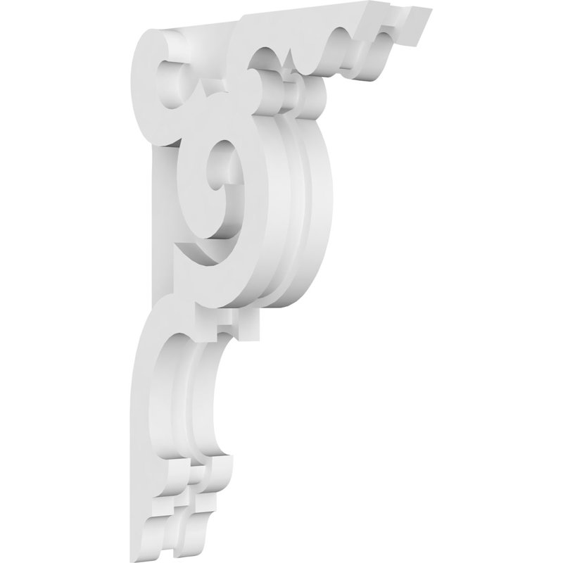 Corbeau en PVC de qualité architecturale Benson, H 11 po x l 6,5 po x P 1,875 po