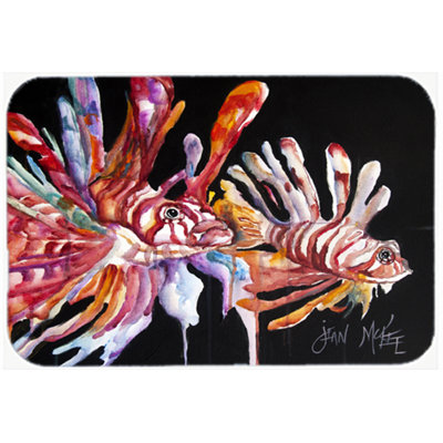 Caroline's Treasures Lionfish Glass Cutting Board