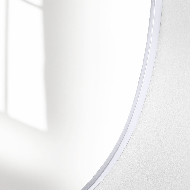 Miroir d'appoint Sabine, 24 po x 34 po, Argent