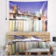 Tapisserie tour freedom de polyester cityscape new york city avec accessoires suspendus inclus-28500377