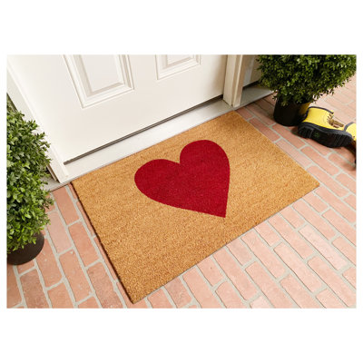 Tapis d'extérieur antidérapant Grandwood Heart
