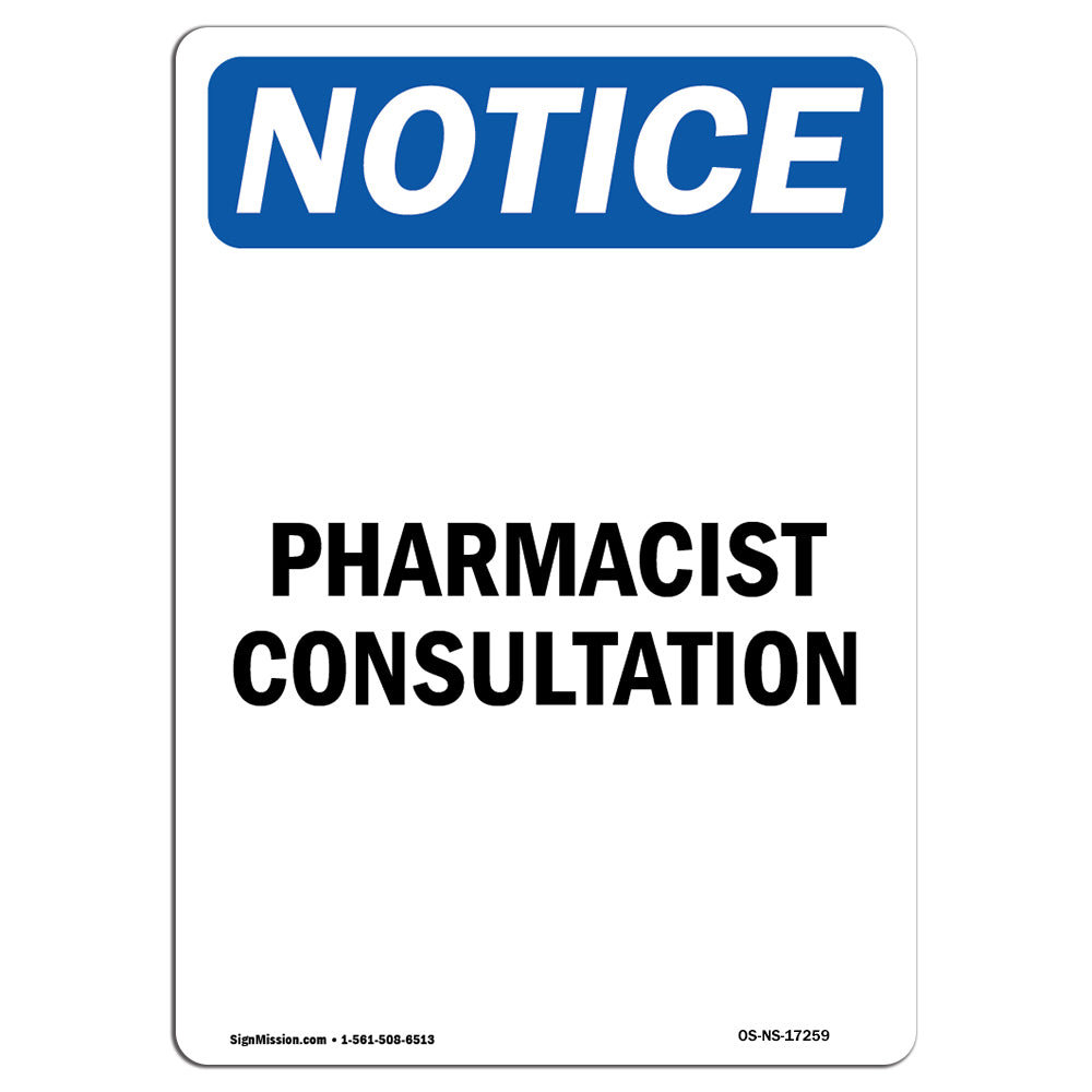 SignMission Pharmacist Consultation Sign | Wayfair