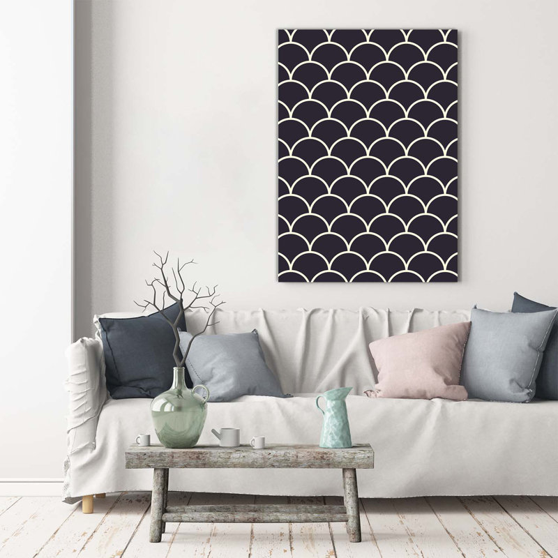 Fish Scales - Wrapped Canvas Print