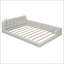 Grand lit plateforme tapissier avec 2 lampes de lecture-2103265617