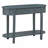 Elegant Retro Console Table With Curved Design & Smooth Glaze-1706548426