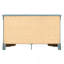 Charmante commode traditionnelle sarcelle