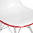 Culley Modern Acrylic Side Chair – Armless Transparent Accent Chair Lightweight Molded Plastic Seating for Dining Room, Kitchen, Vanity, Office, or Banquet-30733415-123385364