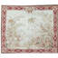 Hand-Knotted High-Quality Green and Red Area Rug